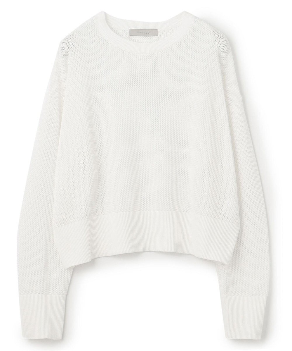UNFILO メッシュニットプルオーバー 
