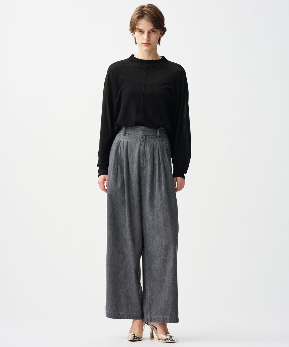 uncrave シアーハイツイストリブ ドルマントップス 