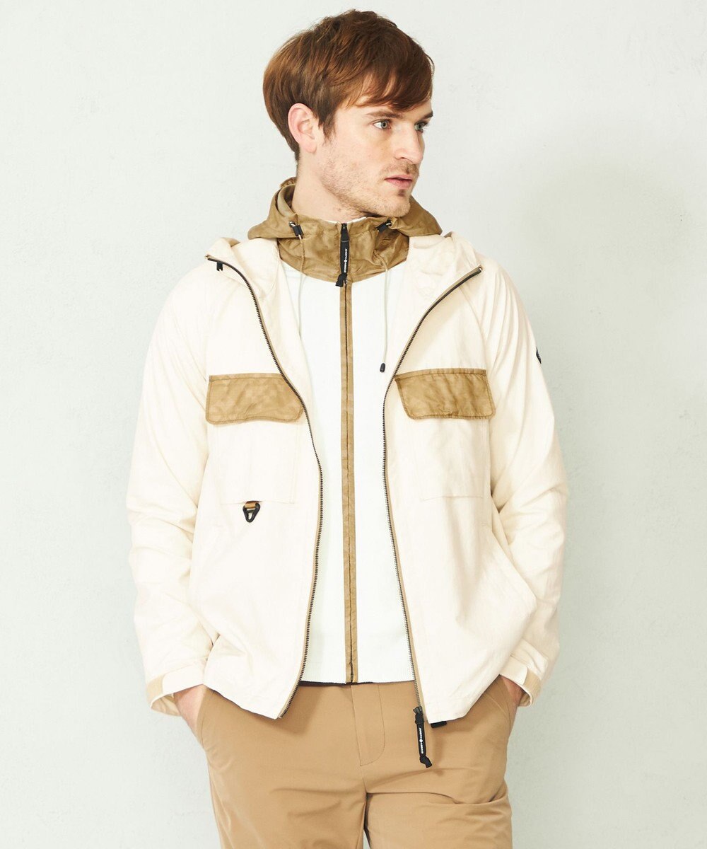 JOSEPH ABBOUD MOUNTAIN 【UNISEX】軽量/撥水 リップワッシャーコンビ マウンテンパーカー 