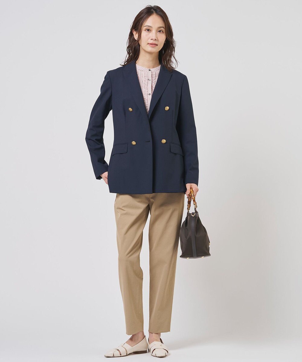 J.PRESS LADIES シアーピンストライプ カットソー 