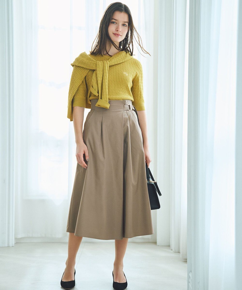 ANY SIS L ケーブルニット カーディガン 