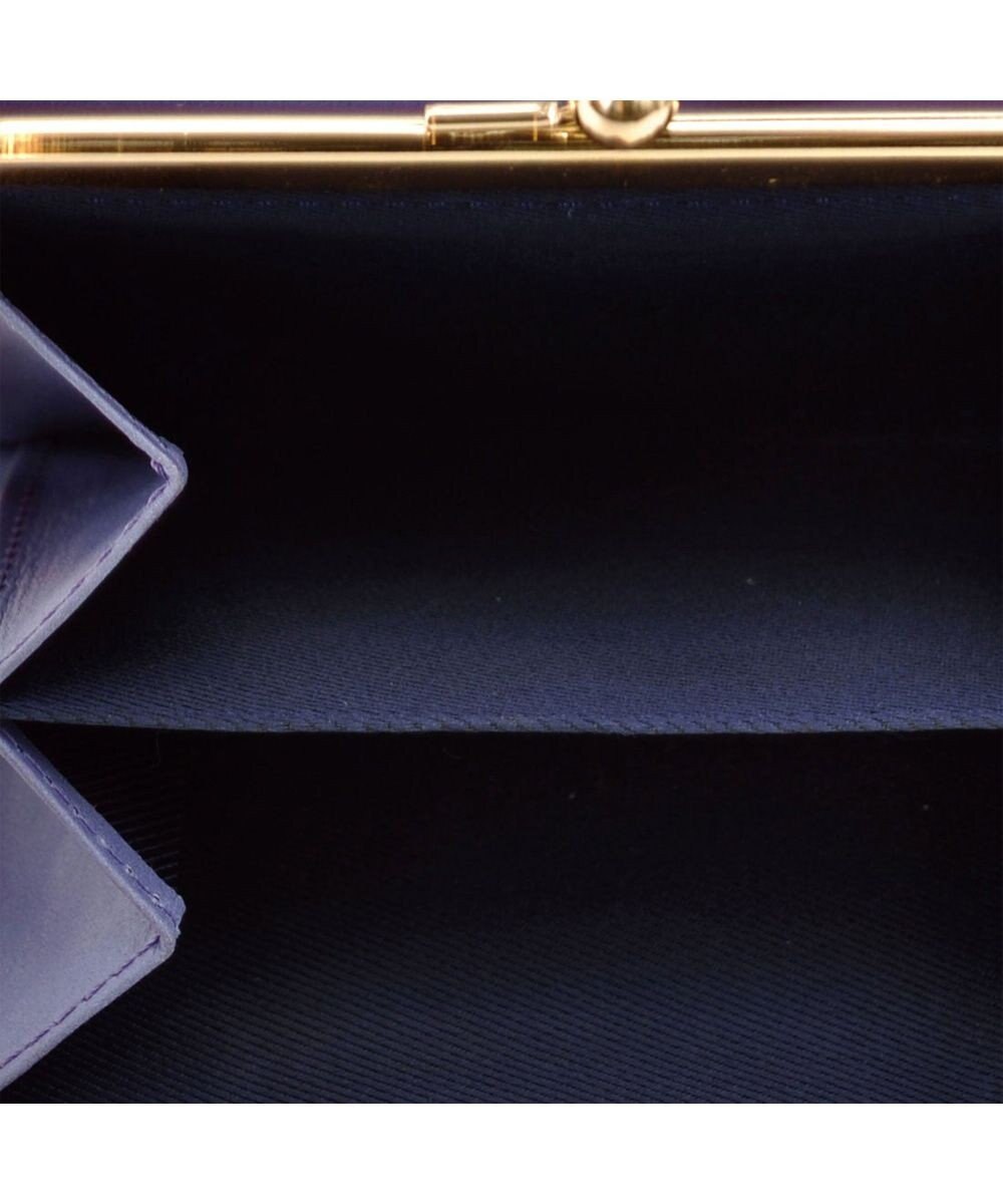 UNBILLION ペルケ perche ジェムストーンヒネリかぶせ二つ折り財布 