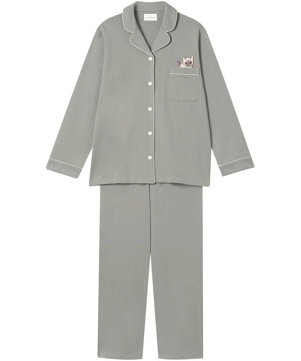 une nana cool 【綿100％】 魔女の猫パジャマ 