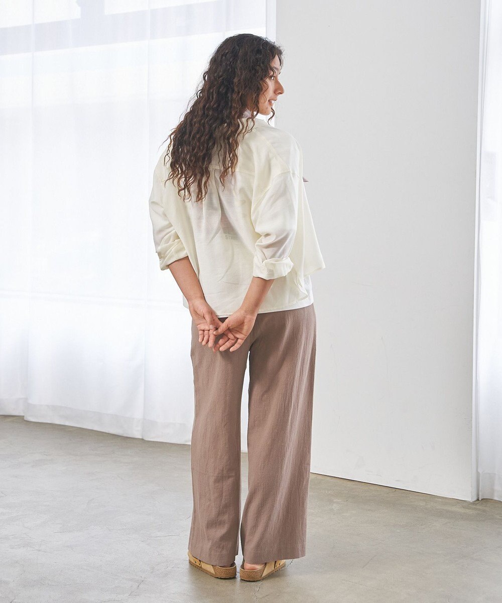 J.PRESS YORK STREET 【WOMEN】シアーショート ブラウス 