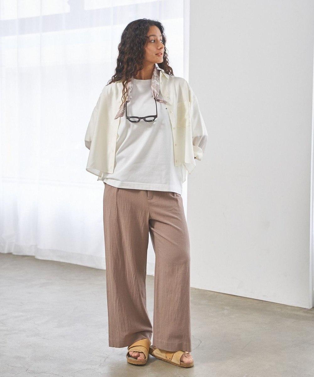 J.PRESS YORK STREET 【WOMEN】シアーショート ブラウス 