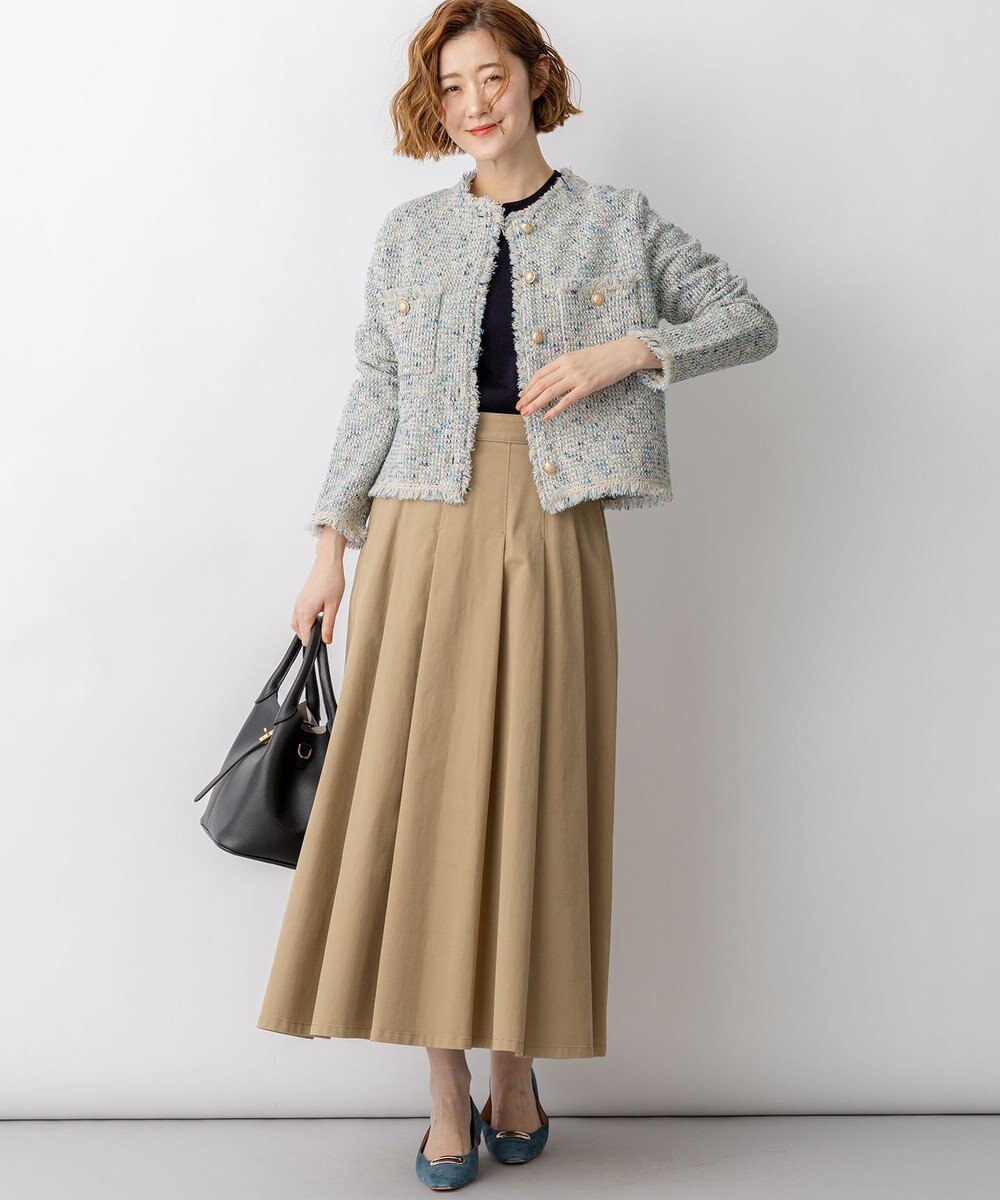 23区 S 【見上愛さん着用/新色追加/GLOW掲載】ツイード ニット ジャケット 