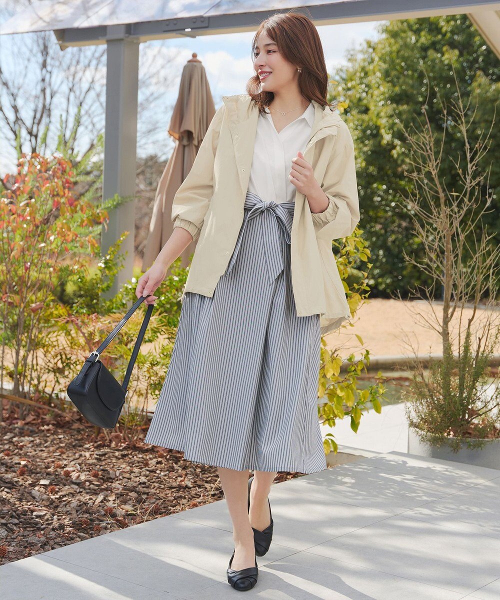 Tiaclasse カシュクールシャツワンピース 