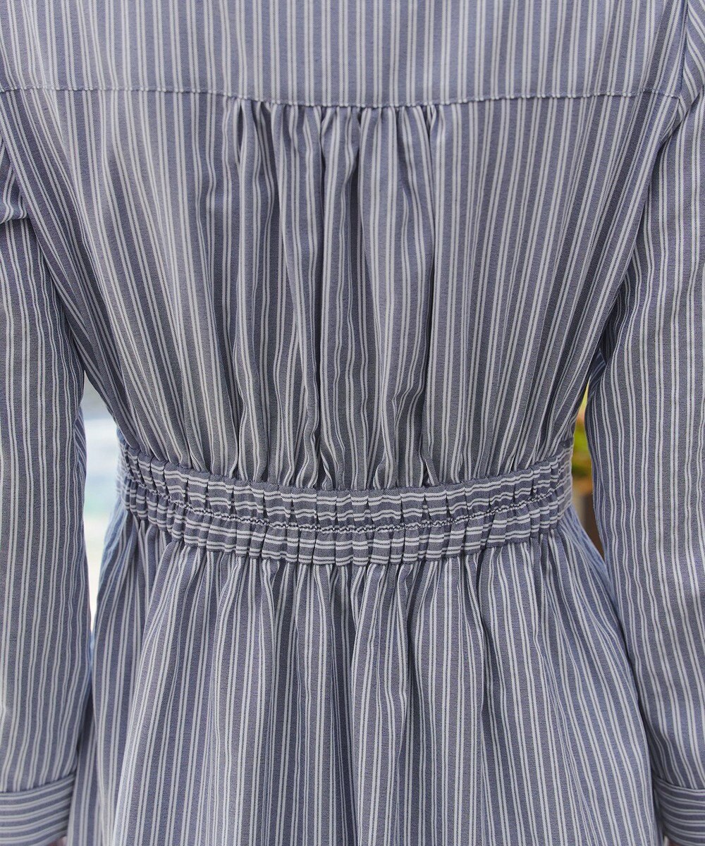 Tiaclasse カシュクールシャツワンピース 