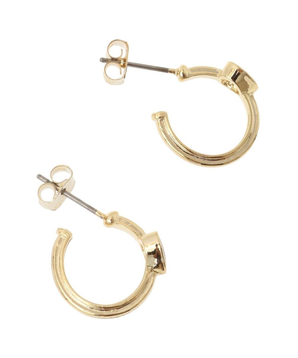 Green Parks ・ＨＡＬＦ　ＴＩＭＥ　ハートフープピアス 