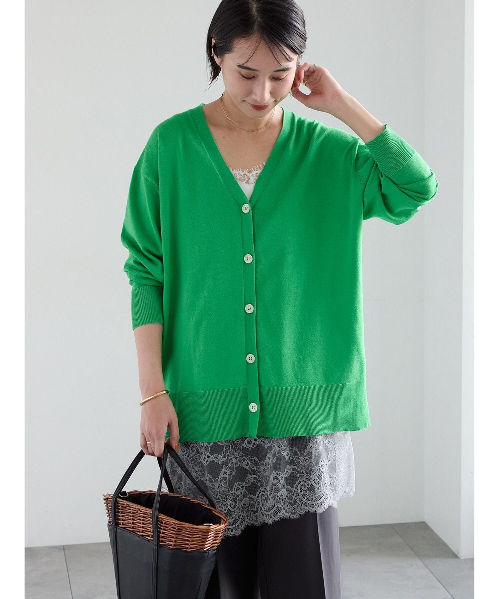 Te chichi 【雑誌掲載アイテム】2WAYカシュクールVネックカーディガン《2026 spring catalog item》 