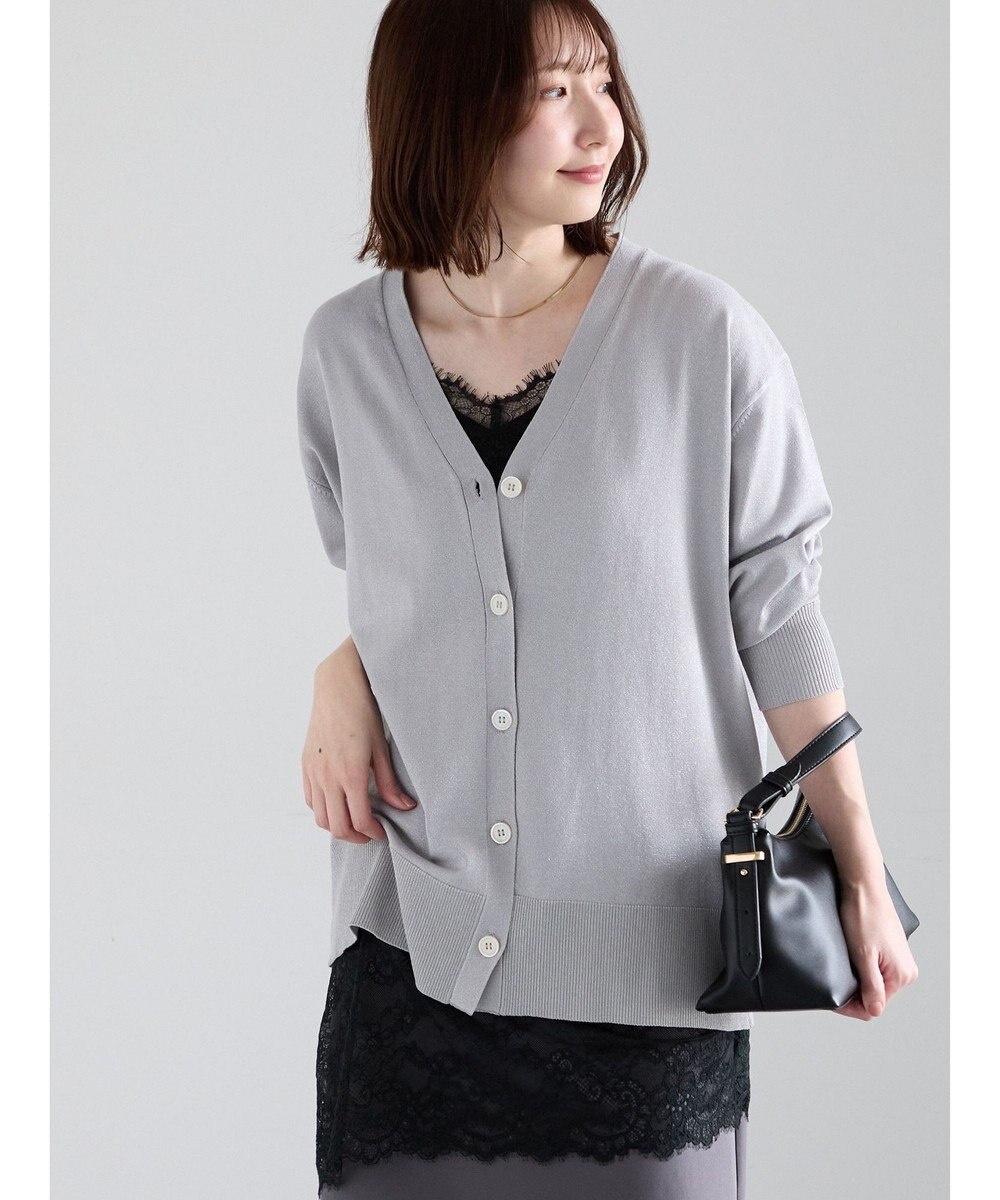 Te chichi 【雑誌掲載アイテム】2WAYカシュクールVネックカーディガン《2026 spring catalog item》 