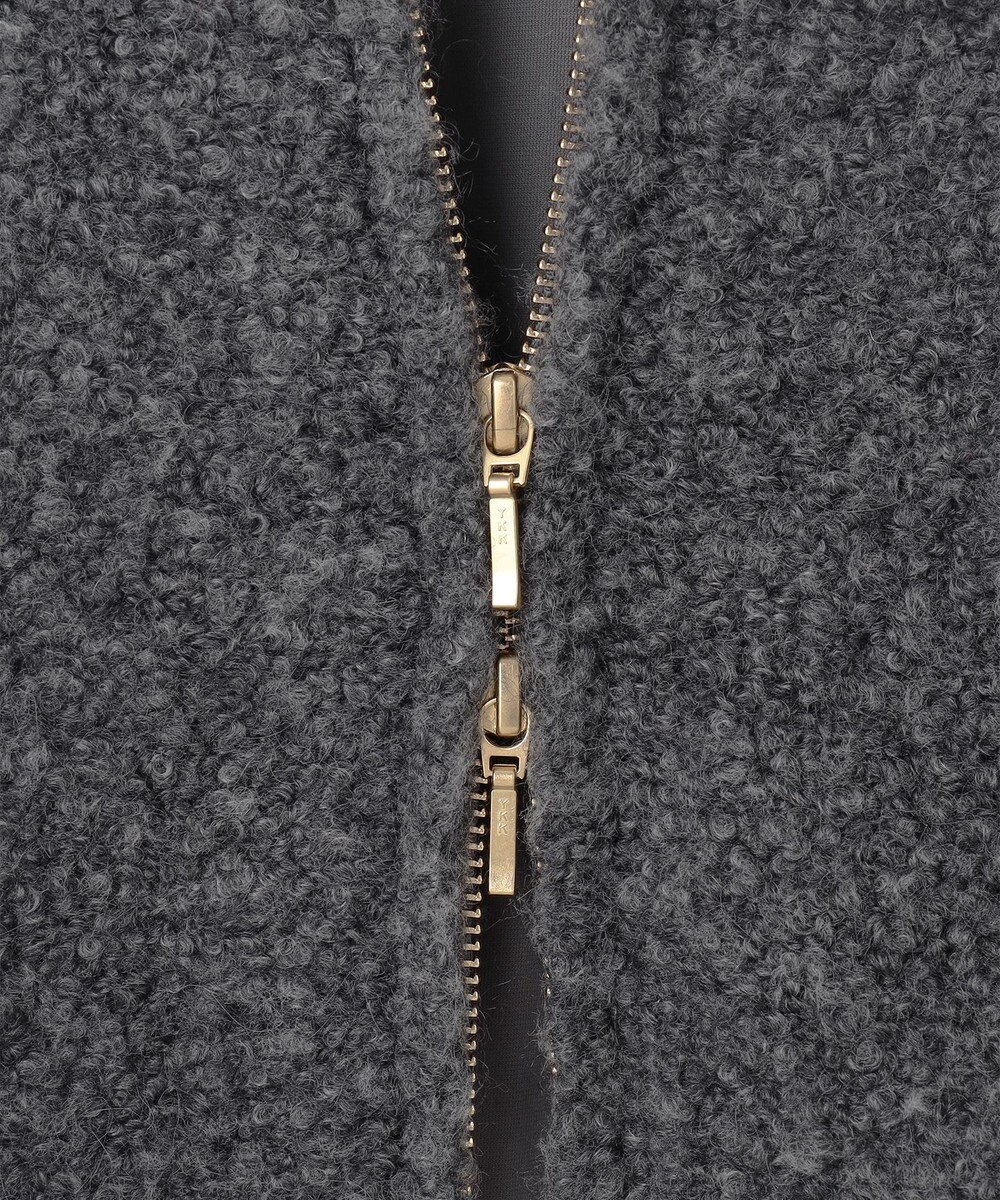 23区 S 【洗える】ブークレニット ブルゾン 