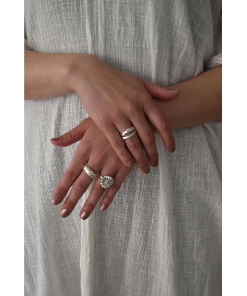 yoaa シルバー925 ダブル リング 