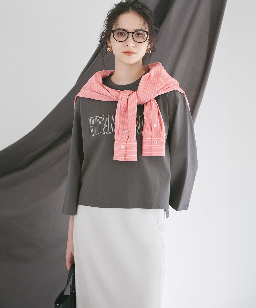 23区 【CLASSY.5月号掲載/洗える】CANCLINI ベーシック シャツ 