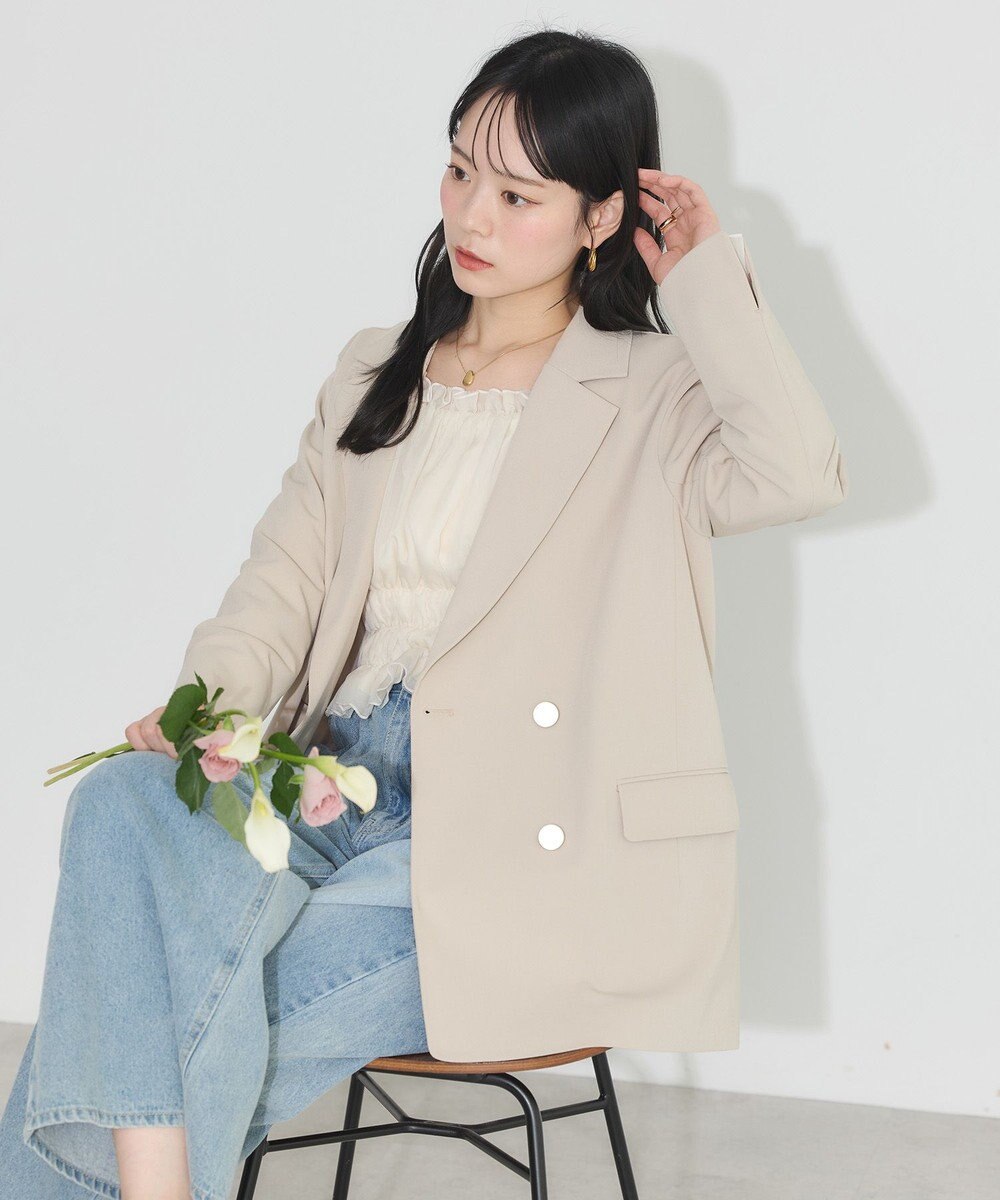 earth music&ecology ダブルテーラードジャケット 