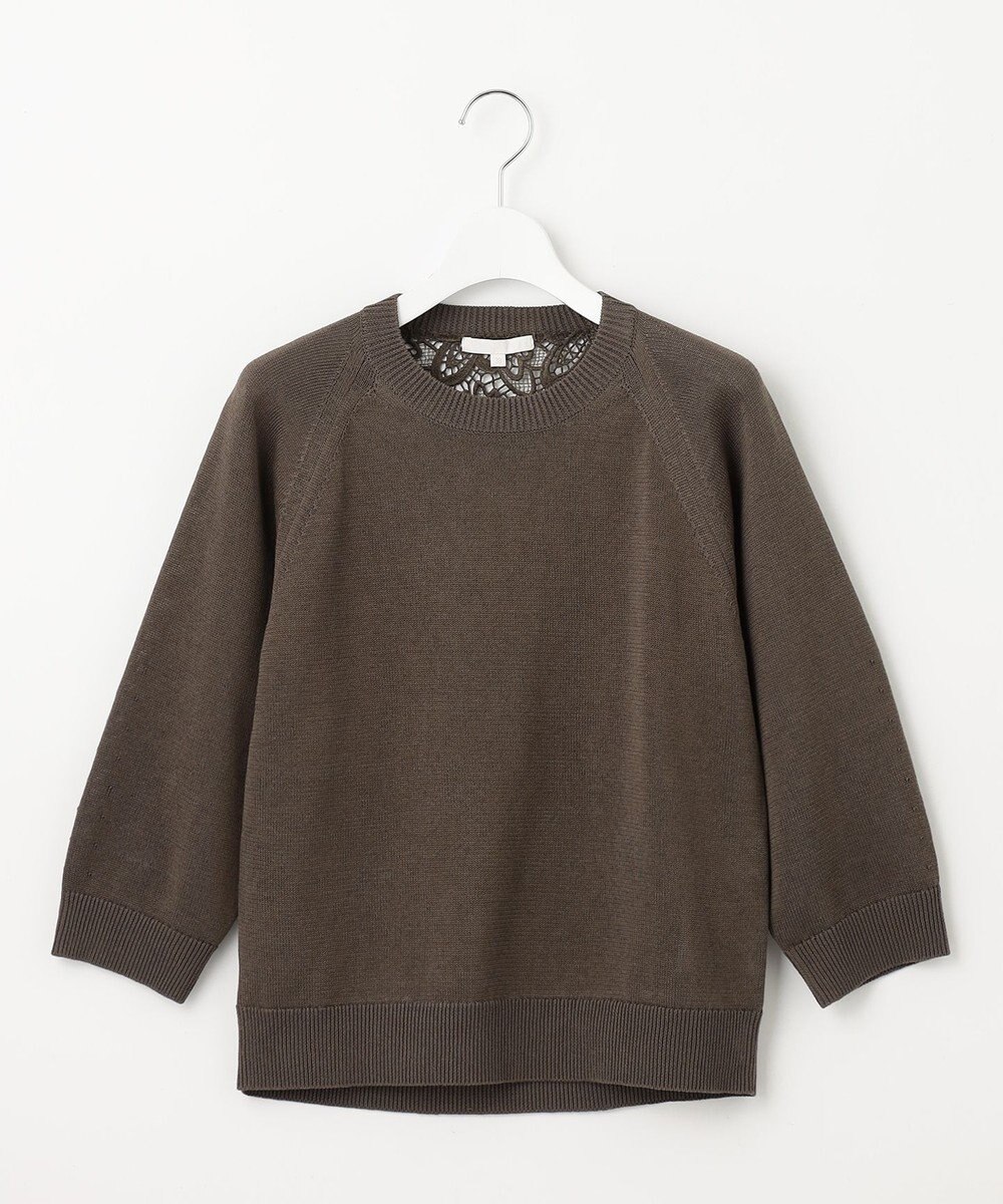 自由区 S 【洗える】レースコンビニット プルオーバー 