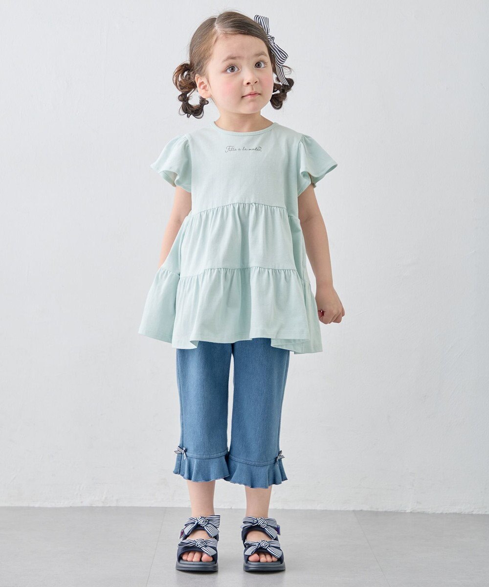 ANY KIDS 【綿100%/接触冷感】ひんやり ティアードチュニック 