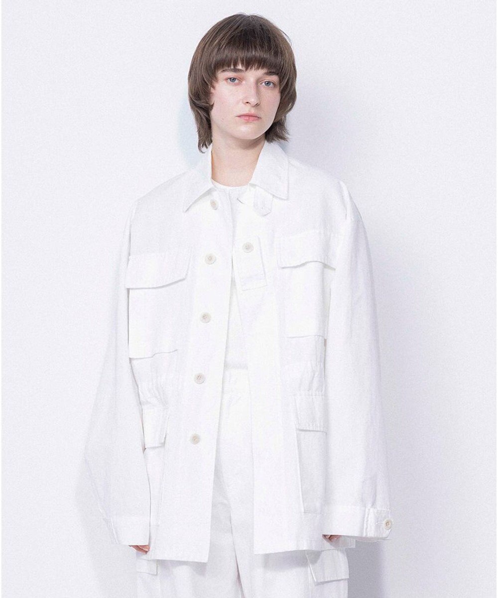 NAVE 【ReNAVE・セットアップ可/洗える】コットンリネンカルゼ ジャケット 