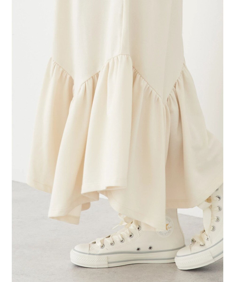 earth music&ecology ウラケ裾フリルスカート 