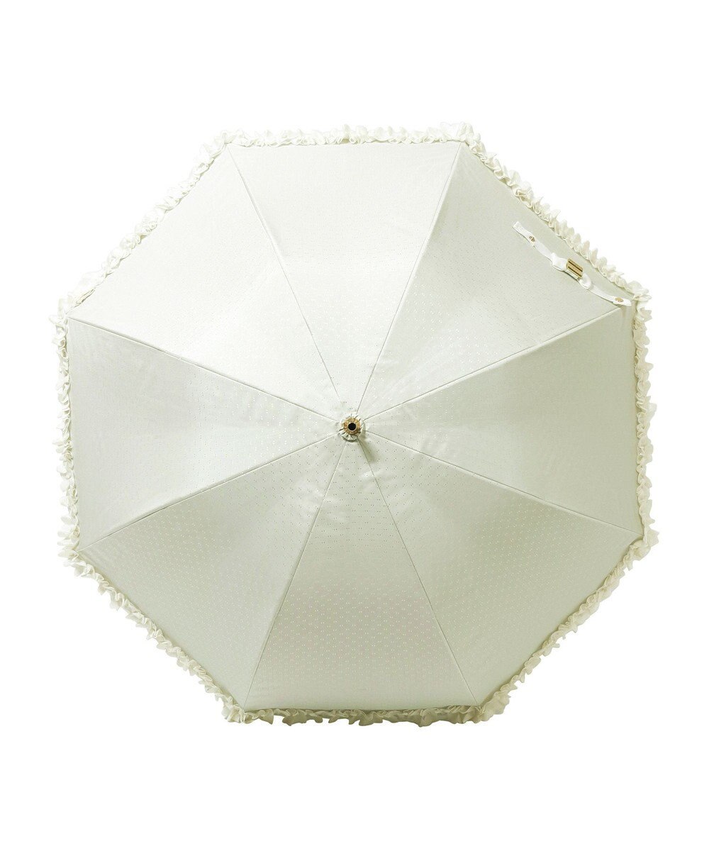 MOONBAT 【晴雨兼用日傘】LANVIN en Bleu (ランバン オン ブルー) 長傘 ドビーフリル 遮光 遮熱 UV 