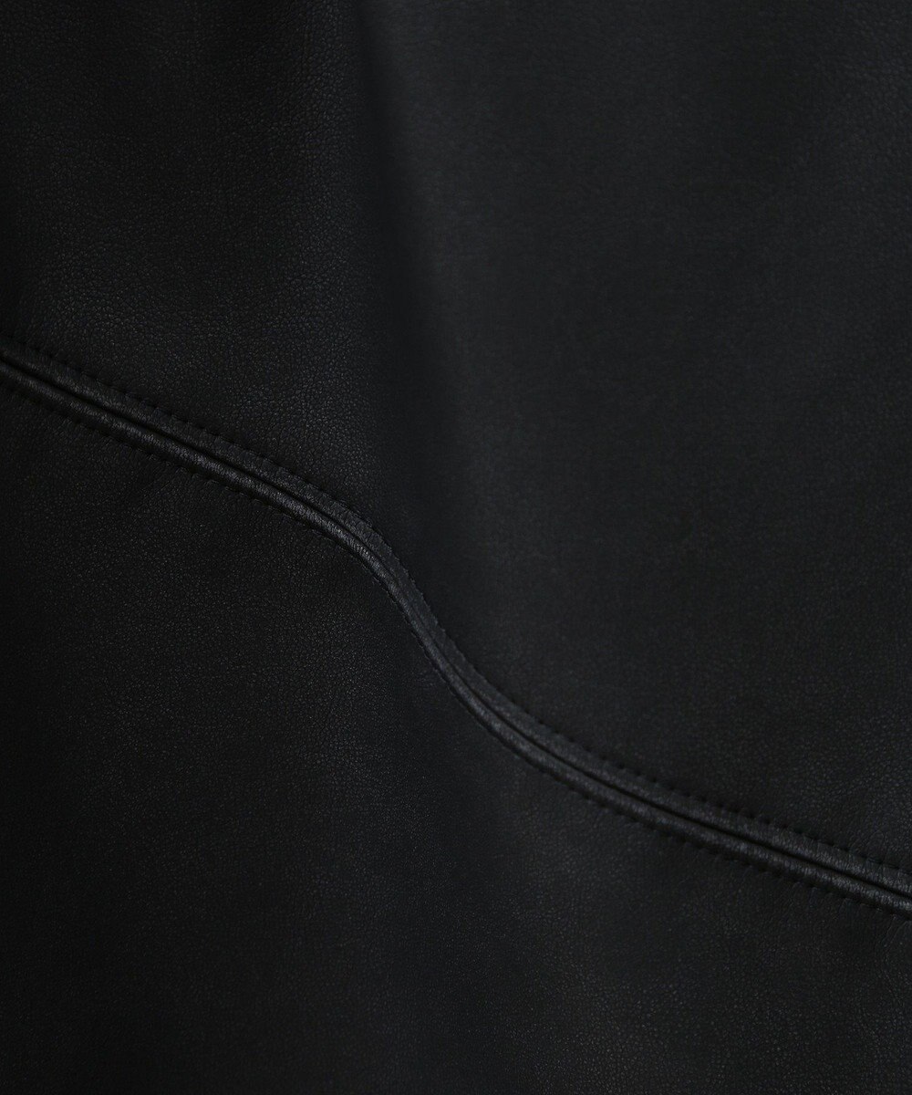 Green Parks ■ESCAR ヴィンテージ調エコレザースカート 