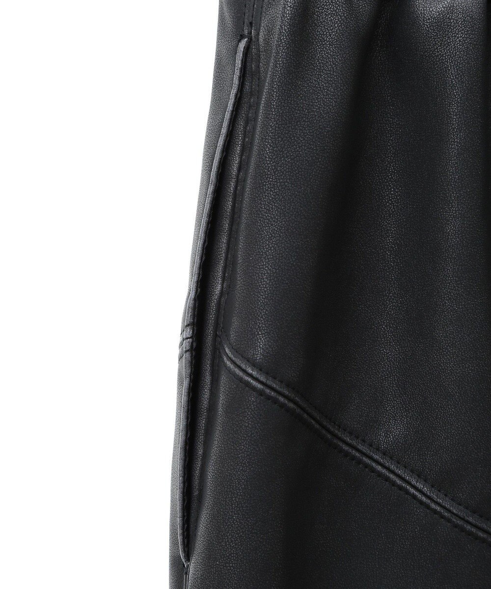 Green Parks ■ESCAR ヴィンテージ調エコレザースカート 