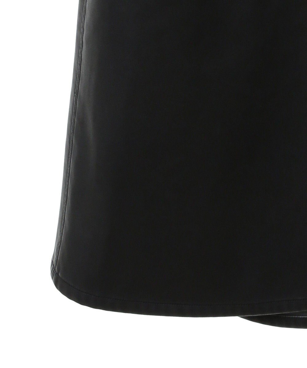 Green Parks ■ESCAR ヴィンテージ調エコレザースカート 