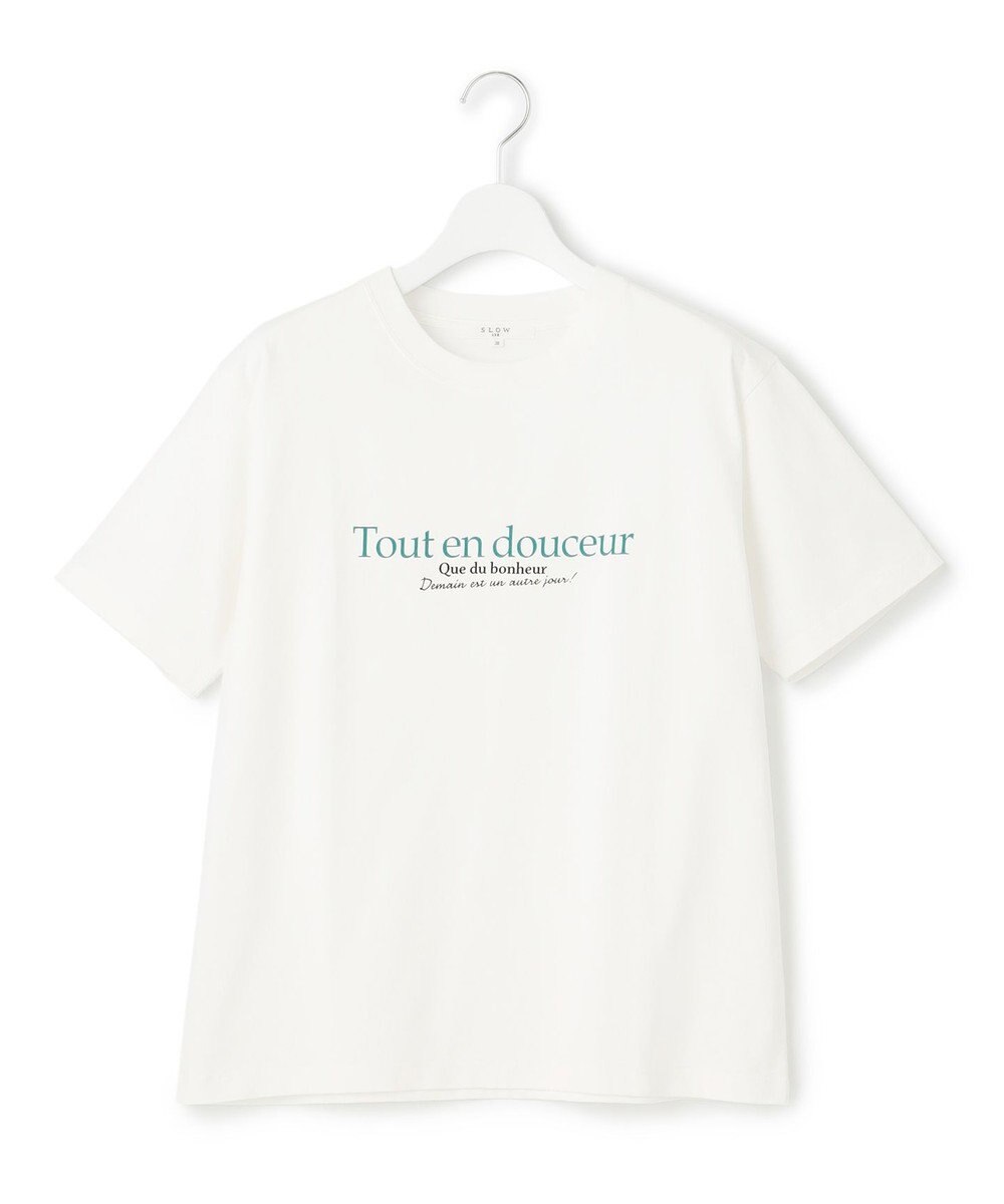 23区 【SLOW/洗える】ロゴ Tシャツ 