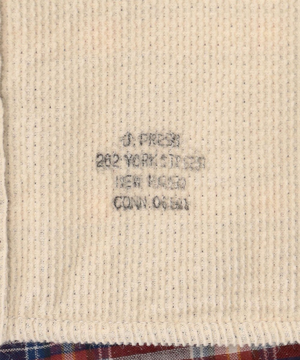 J.PRESS MEN 【KING SIZE】ダブルフェイス キャラメルコール シャツブルゾン 