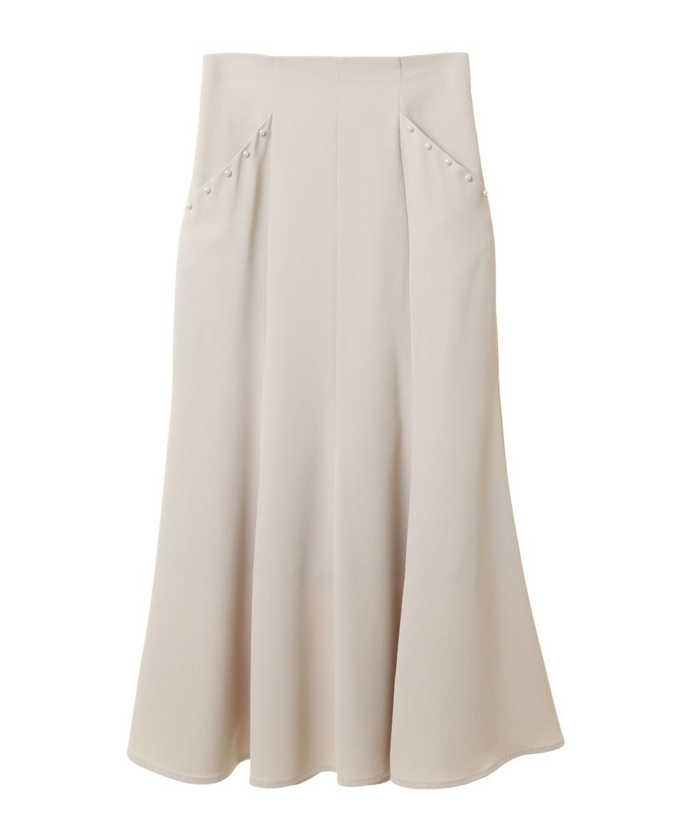 earth music&ecology パール付きマーメイドスカート 