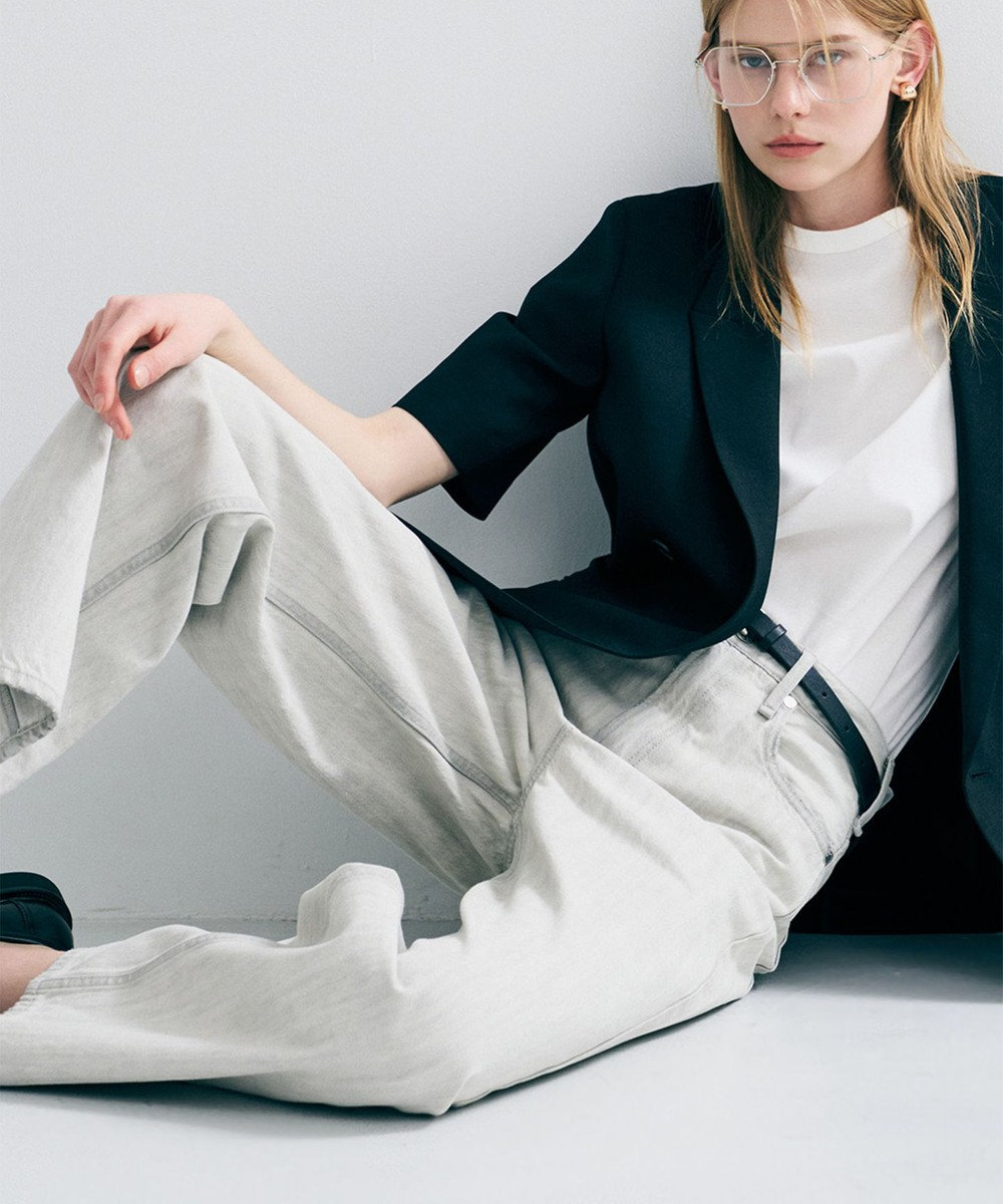 uncrave 【upper hights×uncrave】THE NIECE ストレートデニムパンツ 