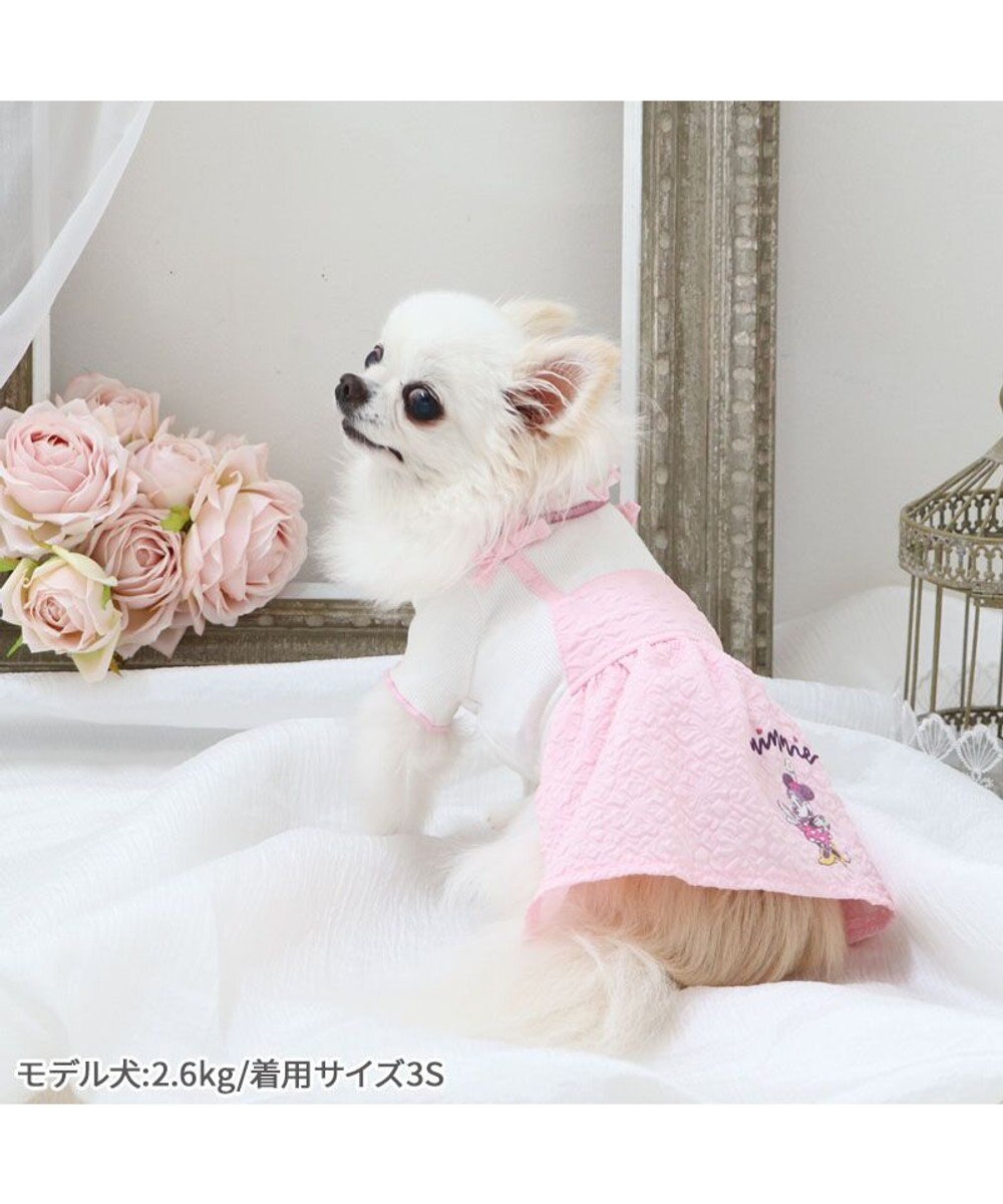 PET PARADISE  ディズニー ミニー ワンピース 《ぷくっと花柄》 小型犬 