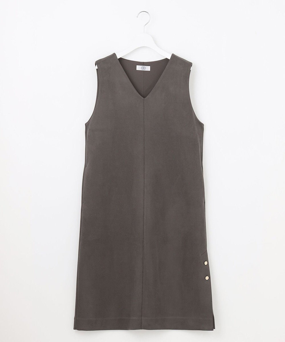 J.PRESS LADIES L 【洗える】スエードダンボール ジャンパースカート 