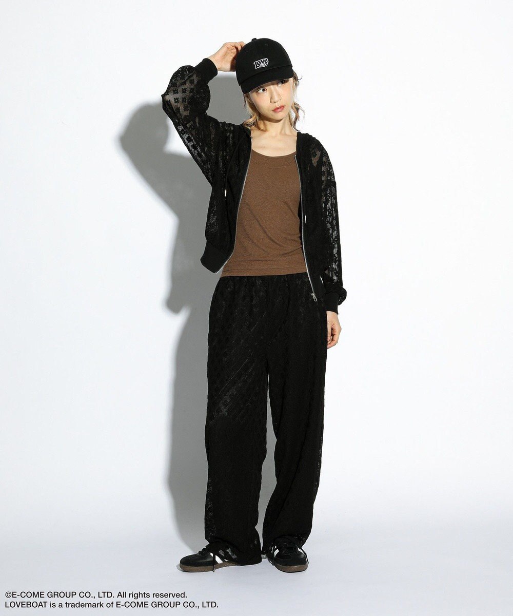 Green Parks ■ＬＯＶＥＢＯＡＴ　フラワーメッシュパーカー 