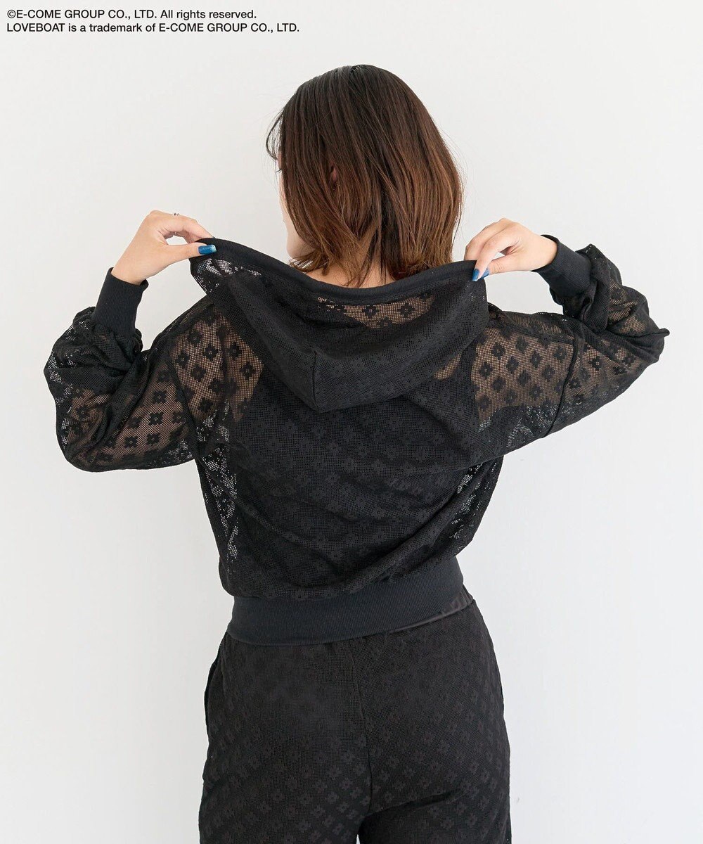 Green Parks ■ＬＯＶＥＢＯＡＴ　フラワーメッシュパーカー 