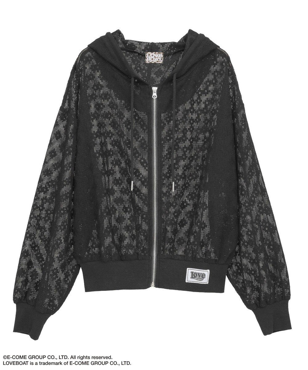 Green Parks ■ＬＯＶＥＢＯＡＴ　フラワーメッシュパーカー 