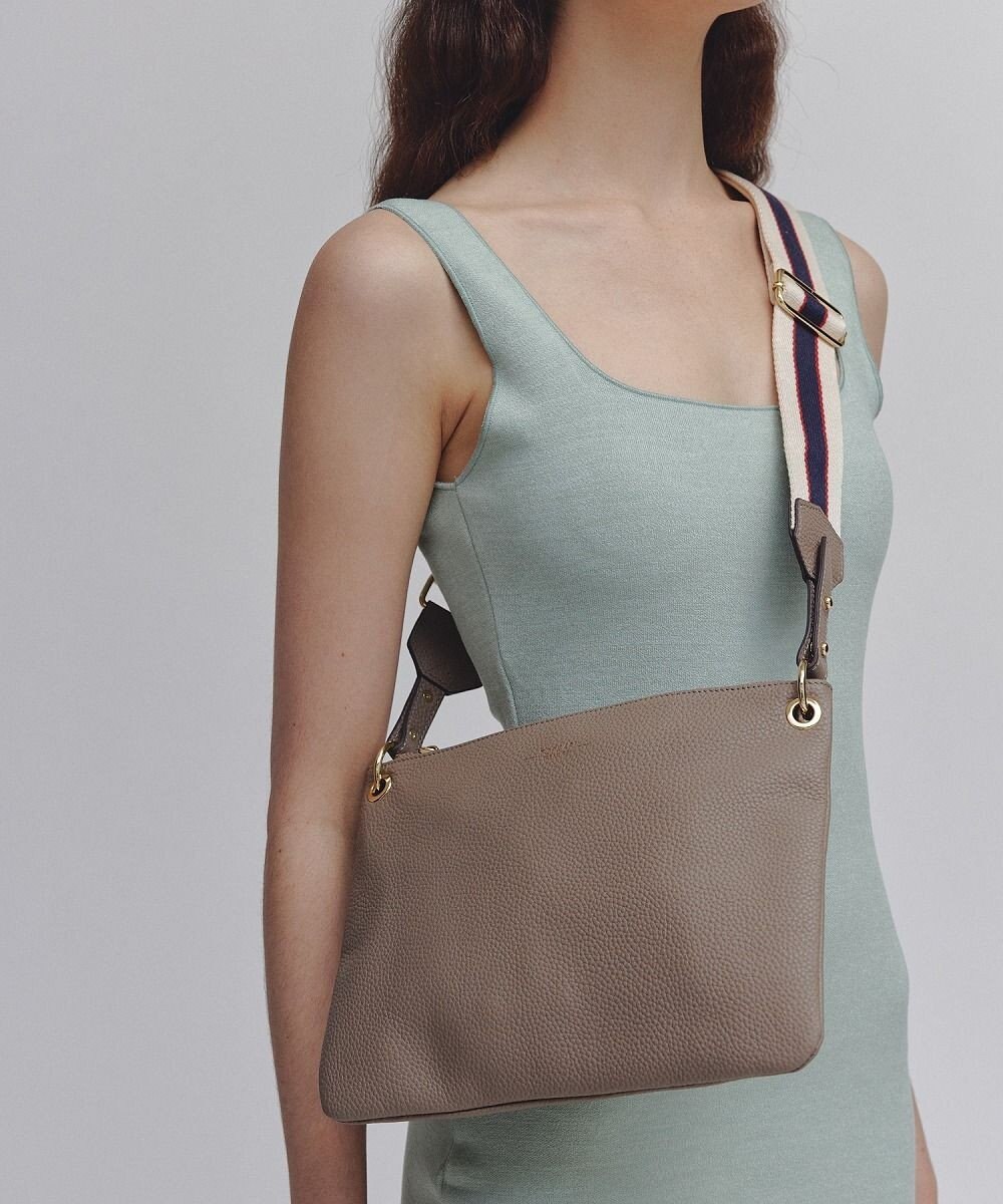 TOPKAPI 【TREASURE TOPKAPI】ストライプベルト・レザー2wayショルダーバッグ 