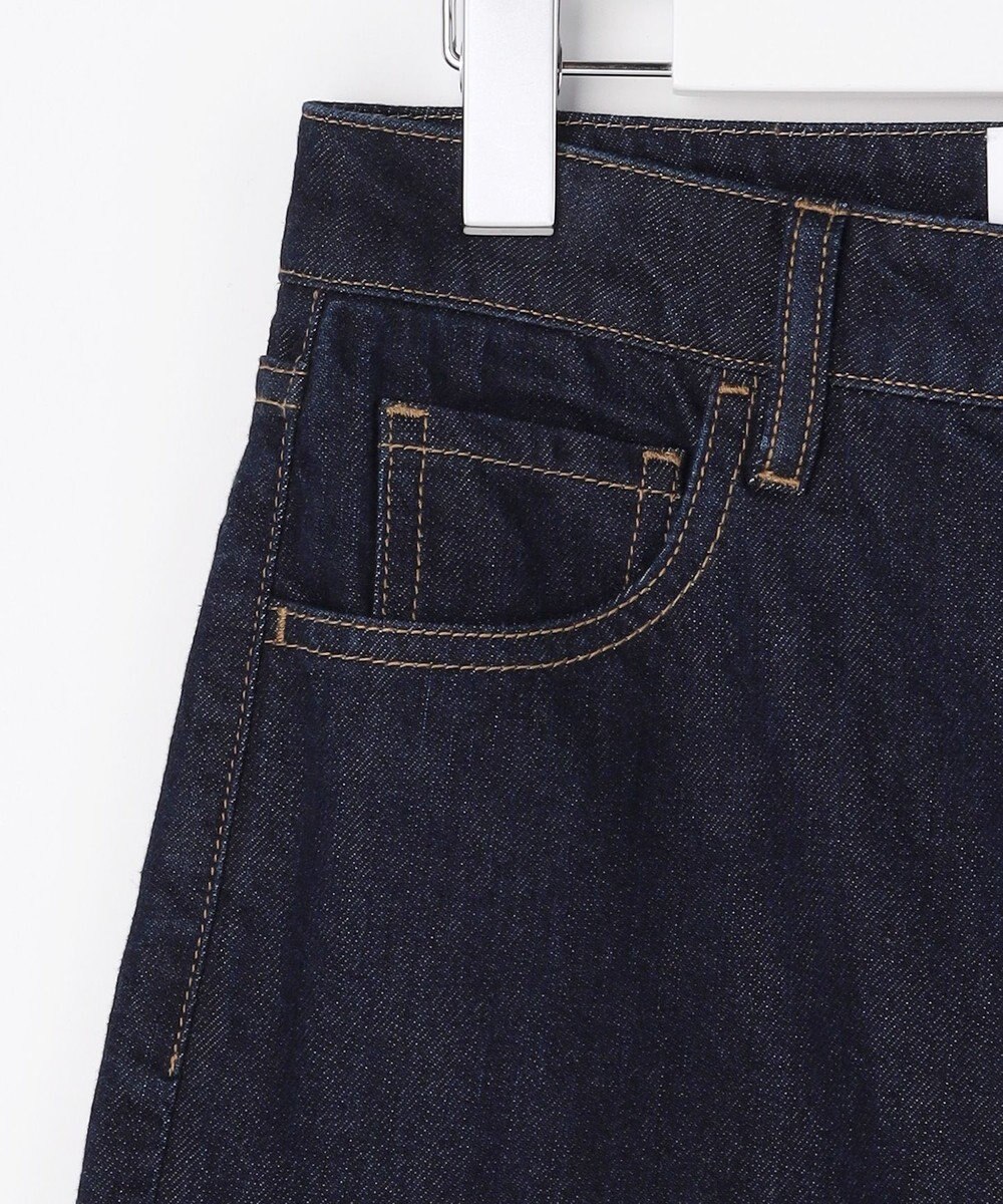 自由区 【カトリエムブーケ】Coton soie Denim ワイドストレートデニムパンツ 