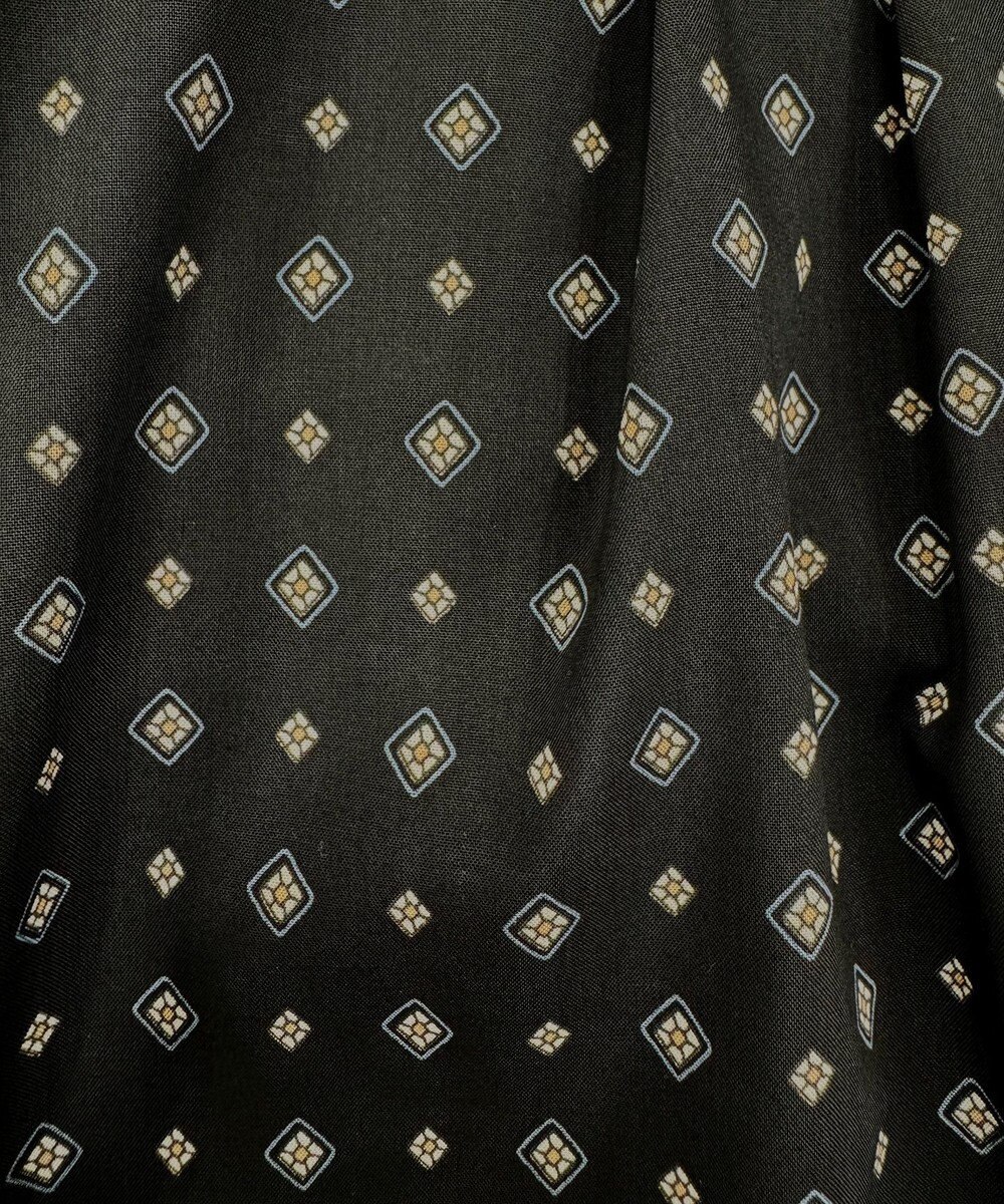 J.PRESS LADIES S 【洗える】ジオメトリックプリント ワンピース 