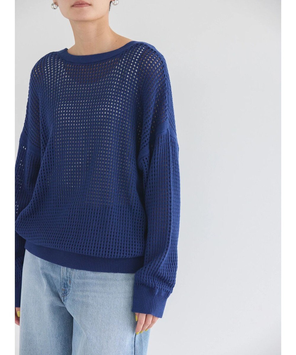 AMERICAN HOLIC ２ＷＡＹメッシュ編みニットカーディガン 