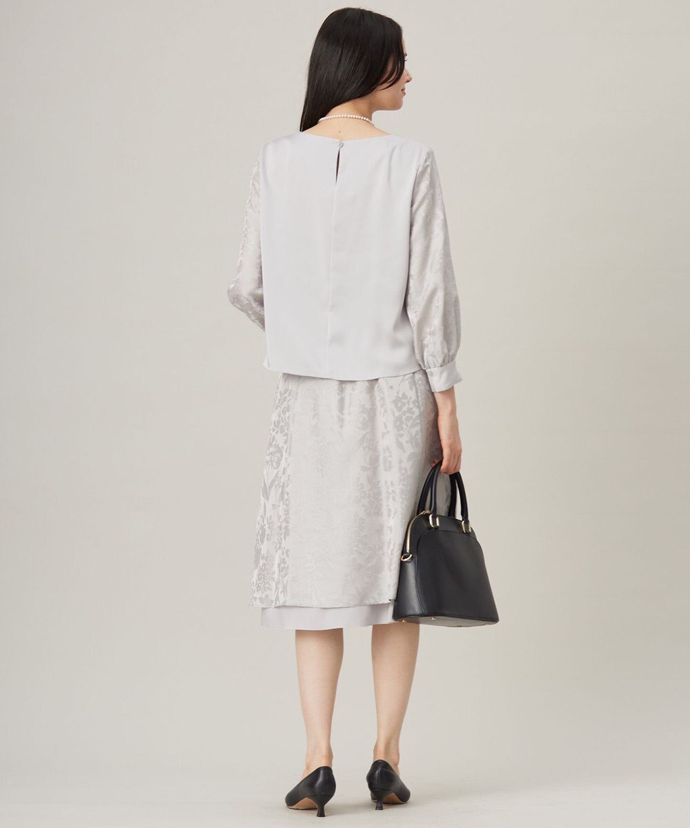 自由区 S 【セットアップ対応・洗える】オパールプリント ブラウス 