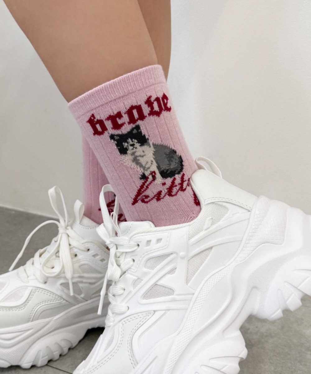 WEGO catロゴソックス 