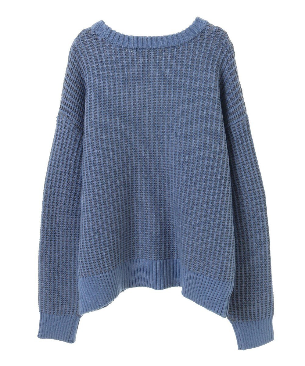 Green Parks ・ＥＬＥＮＣＡＲＥ　ＤＵＥ　タック編バイカラーニット 