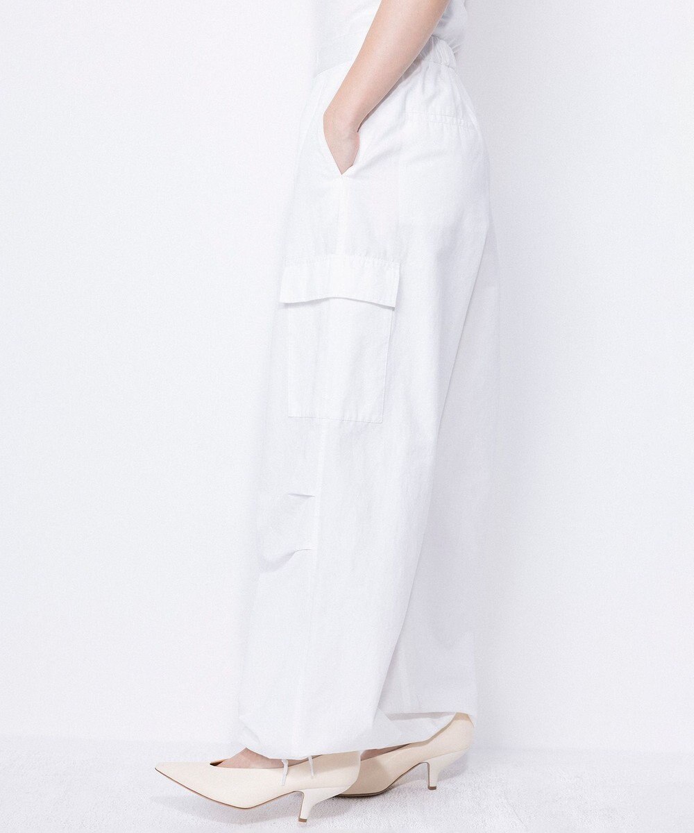 NAVE 【ReNave・セットアップ可/洗える】コットンリネンカルゼ  カーゴパンツ 