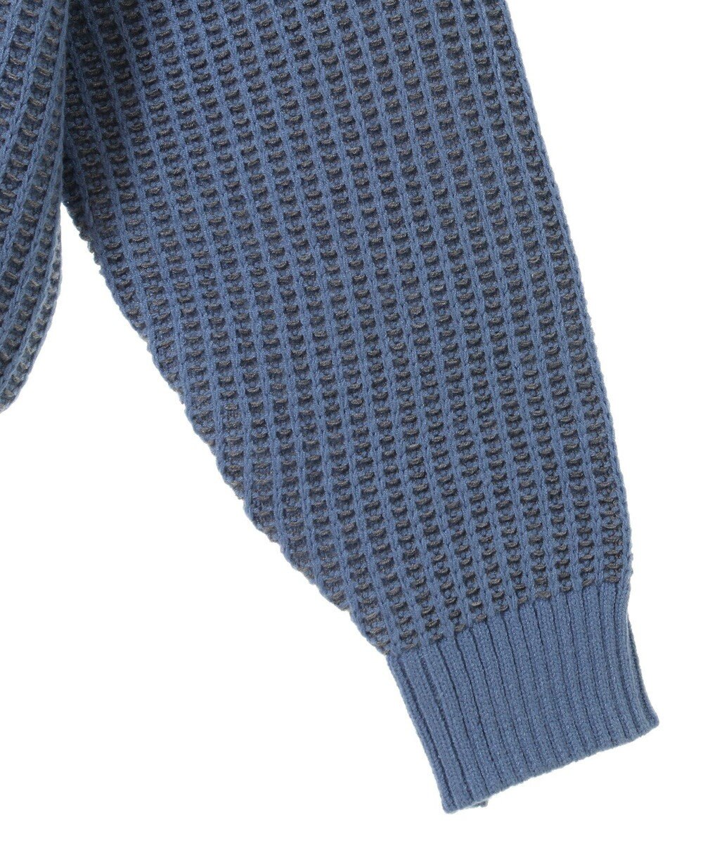 Green Parks ・ＥＬＥＮＣＡＲＥ　ＤＵＥ　タック編バイカラーニット 