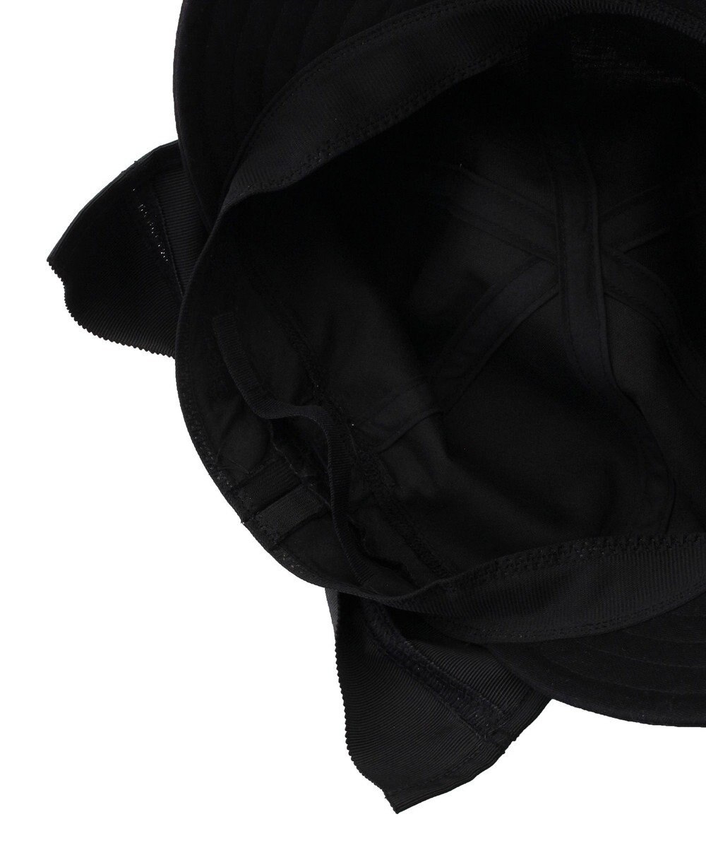 MOONBAT 【遮光100％/遮熱/UV】HIROKO KOSHINO(ヒロコ コシノ)遮光 リボンジョッキー 帽子 ゆったりMサイズ 手洗い可能/サイズ調整可能 