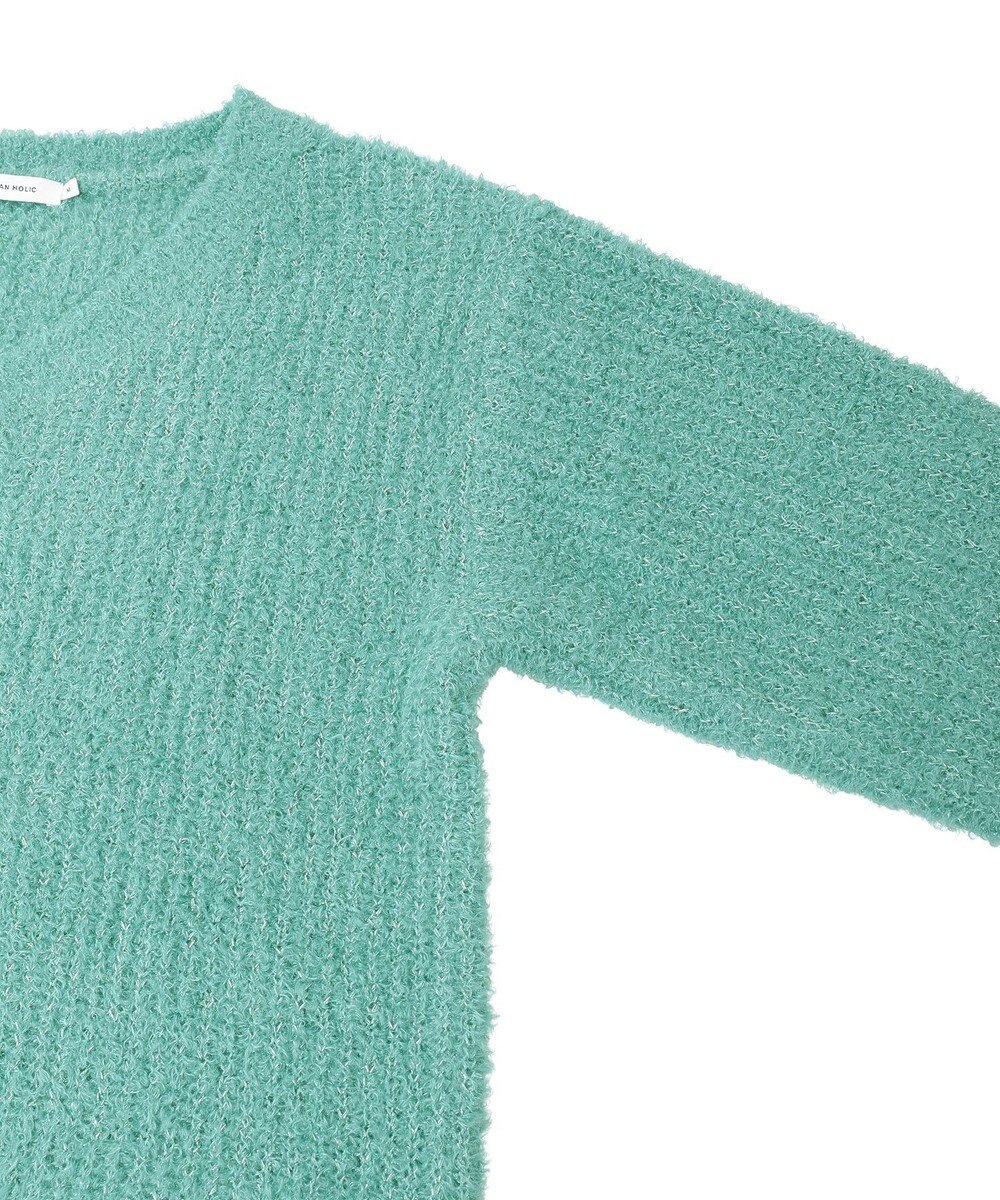 AMERICAN HOLIC ミニシャギーラメニットプルオーバー 