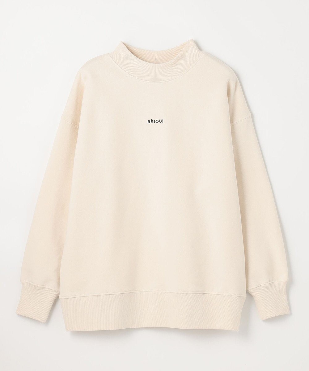 ANY 【洗濯機可】裏起毛スウェットハイネックプルオーバー 