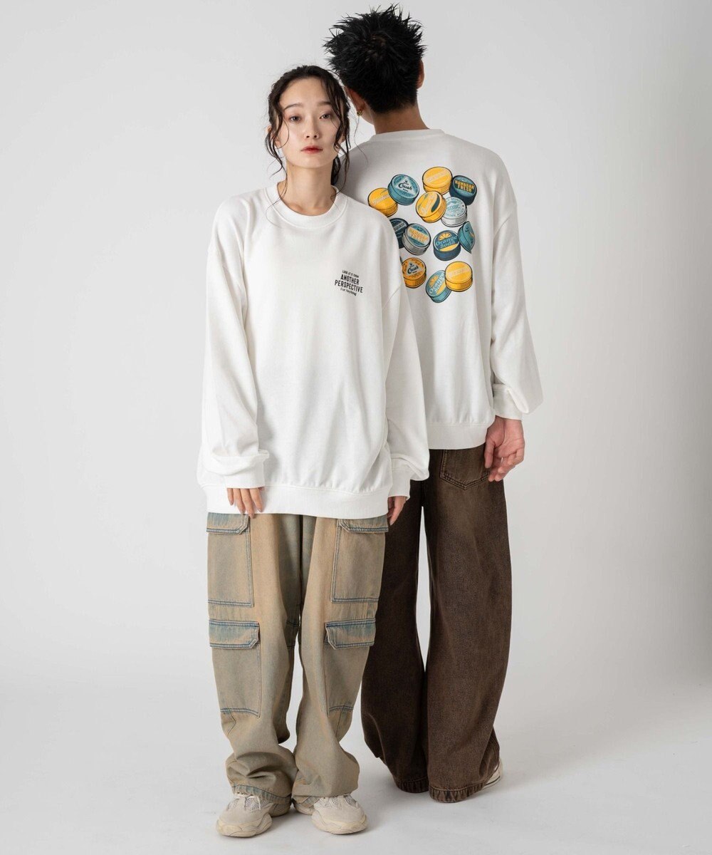 WEGO 【ユニセックス着用ITEM/SMLサイズ展開】アソートグラフィックプルオーバー 