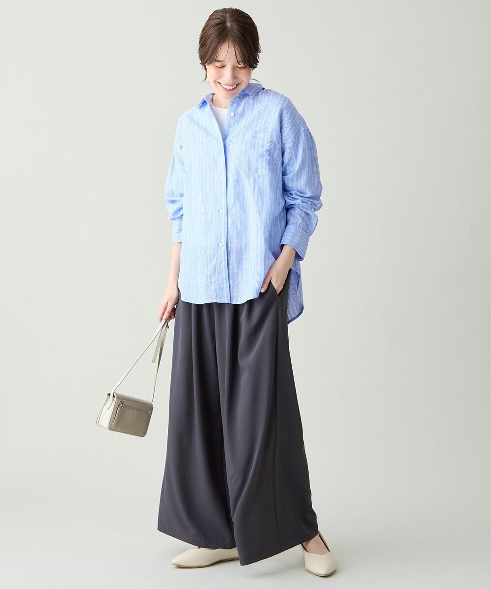 ANY 【Sサイズあり】ヨーロピアンリネンオーバーシャツ 